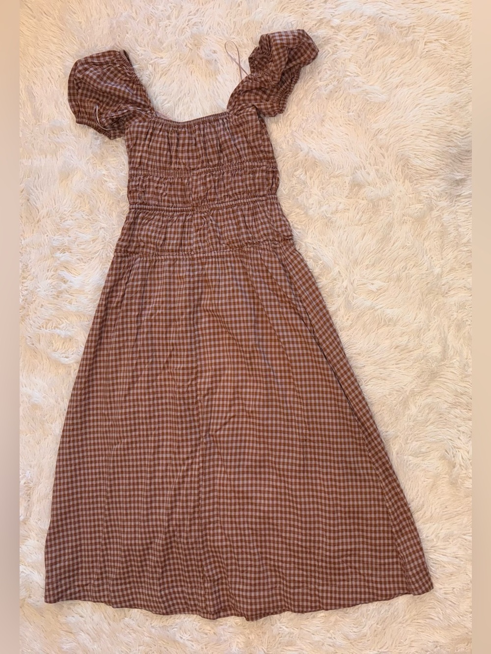 NEW Reformation Rhett Cotton Midi Dress sz 6 - Picture 5 of 7